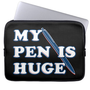 Mein Stift ist riesig Lustiger Beleidigender Sarka Laptopschutzhülle