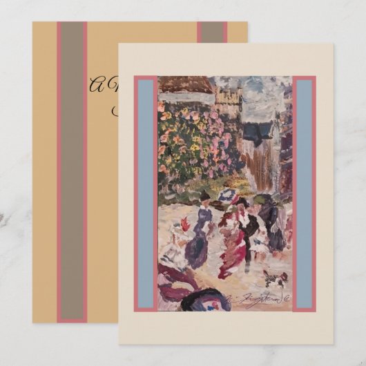 mein Stil Dankeskarte (Vorne/Hinten)