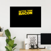 Mein Stock Funny Bacon Lover Poster (Heimbüro)