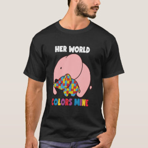 Mein Stolz Mutter Tochter Autistische Mädchen Auti T-Shirt