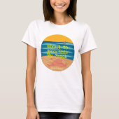 Mein Strand! Martha's Vineyard Ladys T-Shirt (Vorderseite)