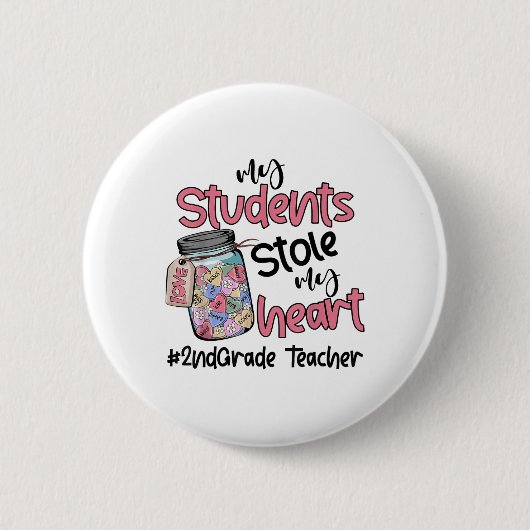 Mein Student hat Valent als zweitklassige Dozentin Button (Vorderseite)