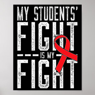 Mein Studentenkampf ist mein Kampf gegen den Blutk Poster