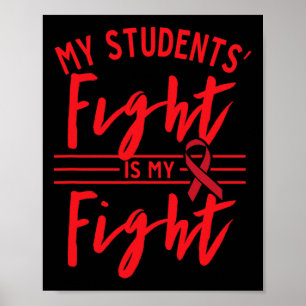 Mein Studentenkampf ist mein Kampf gegen den Blutk Poster