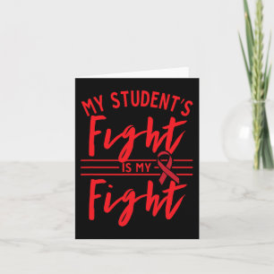 Mein Studentenkampf ist meine Awaren zur Blutkrebs Karte