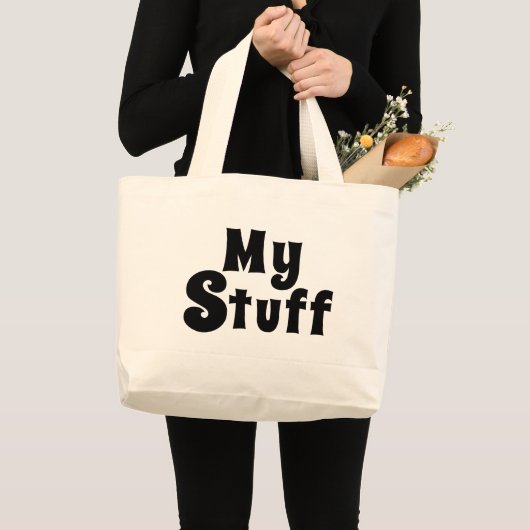 Mein Stuff Jumbo Stoffbeutel (Vorderseite (Produkt))