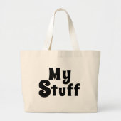 Mein Stuff Jumbo Stoffbeutel (Vorne)