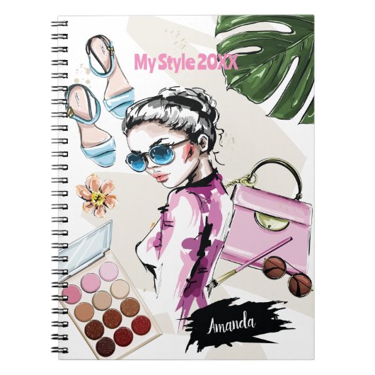 Mein Style Fashion Notebook Notizblock (Vorderseite)