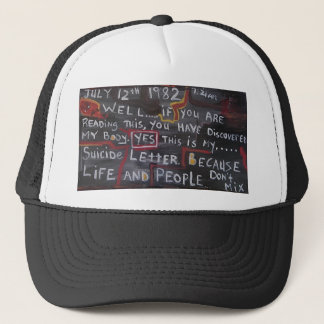 Mein Suizid Letter Hat Truckerkappe