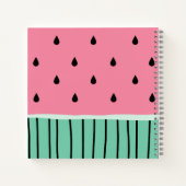 Mein Summer Journal rosa Wassermelone Notebook Notizblock (Rückseite)