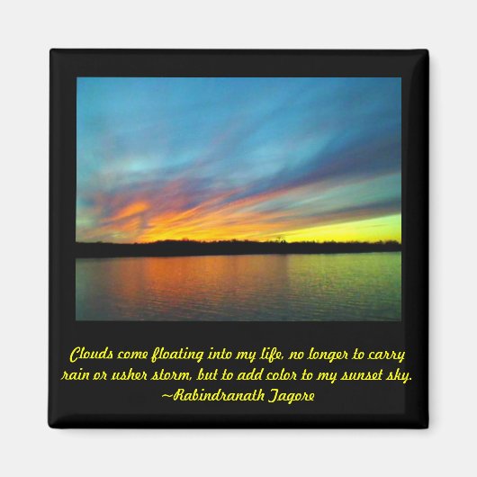 Mein Sunset Sky Magnet (Vorne)