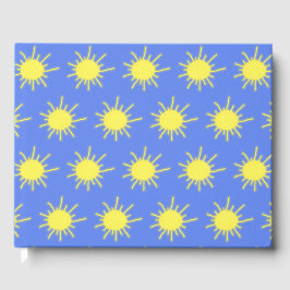 Mein Sunshine Guest Book (Sky Blue & Yellow) Gästebuch