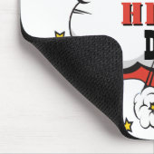 Mein Super Hero Comic Fun Vatertag Mousepad (Ecke)