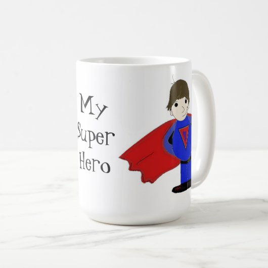 Mein Super Hero Kaffeetasse (VorderseiteRechts)