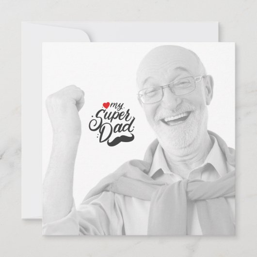 Mein Super-Vater, glücklicher Vater, Papa (Vorderseite)