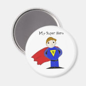 Mein Superheld Magnet (Vorderseite/Rückseite)