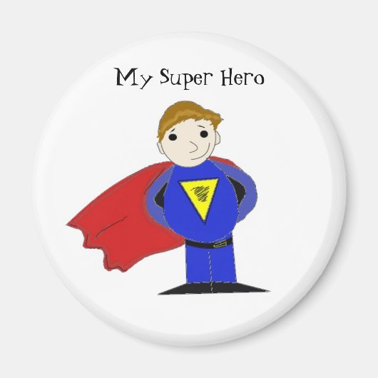 Mein Superheld Magnet (Vorne)