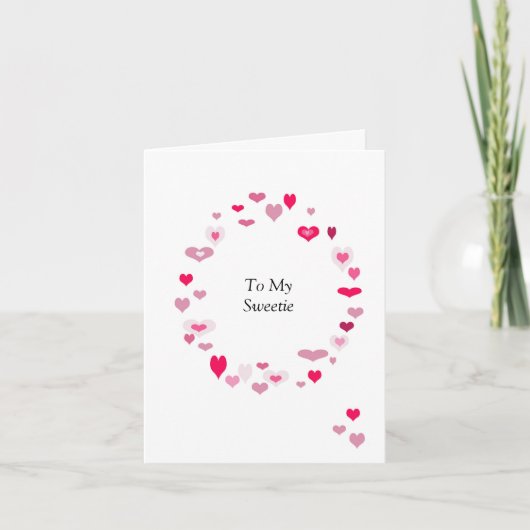 Mein Süße Feiertagskarte (Vorderseite)