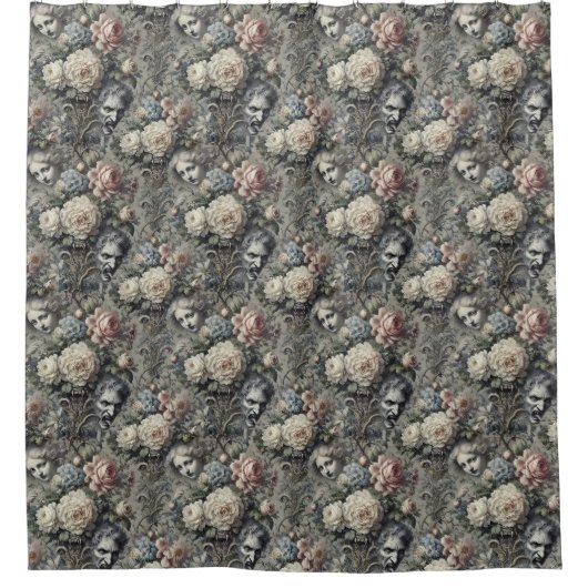 Mein süßer Fang - gotisch Viktorianisch Duschvorhang (Vorderseite)