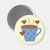 Mein süßer Kaffee Magnet (Vorderseite/Rückseite)