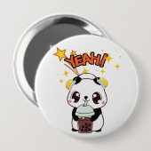 Mein süßer Party-Panda Button (Vorne & Hinten)