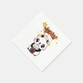 Mein süßer Party-Panda Serviette (Ecke)