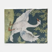 mein süßer Schwan Fleecedecke (Vorderseite (Horizontal))