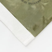 mein süßer Schwan Fleecedecke (Ecke)