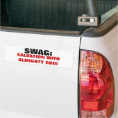 Mein Swag ist Rettung mit GOTT Autoaufkleber (Auf Lkw)
