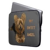 Mein Sweet Angel Yorkshire Terrier Laptop Case (Vorderseite Links)