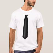 Mein T - Shirt mit der schwarzen Krawatte (Vorderseite)