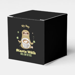 Mein Tag beginnt mit Sloffee Geschenkschachtel