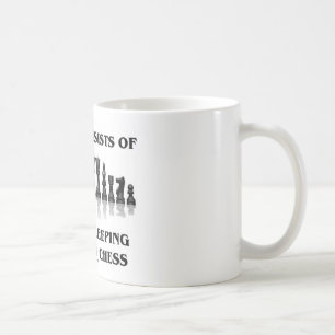 Mein Tag besteht zu essen und schläft, Schach Kaffeetasse