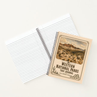 Mein Tagebuch der Western National Parks Rundreise Notizblock