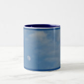 Mein Tagesmond - Blue Zwei-Tone-Tasse Zweifarbige Tasse (Mittel)