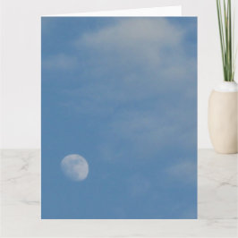 Mein Tagesmond - Große Portrait-Grußkarte Karte