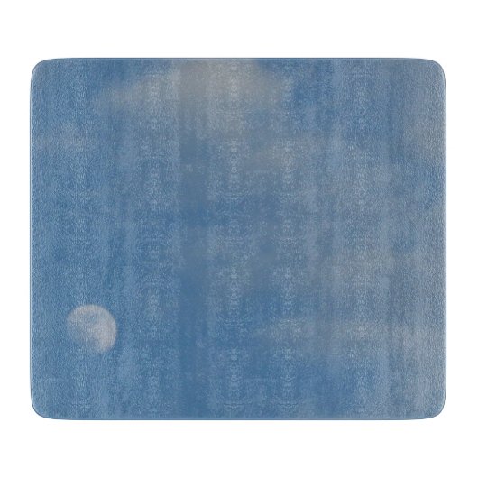 Mein Tagesmond - Kleine Glass Chopping Board Schneidebrett (Vorderseite)