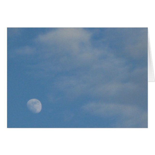 Mein Tagesmond - Landschaftsgrußkarte (Vorderseite (Horizontal))
