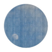 Mein Tagesmond - Round Glass Chopping Board Schneidebrett (Vorderseite)