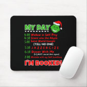 Mein Tagesplan Ich bin gebucht Weihnachts-Sweater Mousepad (Mit Mouse)