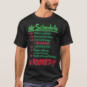 Mein Tagesplan Ich buchte Weihnachts-Shirt Merry C T-Shirt