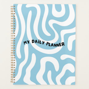 "Mein Tagesplaner" Abdeckung mit Abstrakten Waves Planer