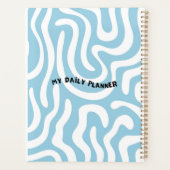 "Mein Tagesplaner" Abdeckung mit Abstrakten Waves Planer (Rückseite)