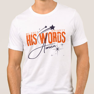 Mein tägliches Brot - Sein Wort Christlich Jesus b Tri-Blend Shirt
