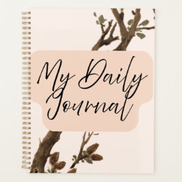 "Mein tägliches Journal" | Erdiges Baumzweig Planer