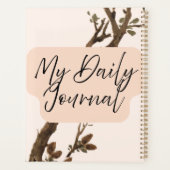 "Mein tägliches Journal" | Erdiges Baumzweig Planer (Rückseite)