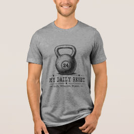 Mein tägliches Reset | Lift Breathe Repeat Workout Tri-Blend Shirt