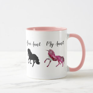 Mein Tante Dein Einhorn Pferd Tasse Kaffeetasse Ku