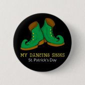 Mein Tanzschuh St. Patrick's Day Button (Vorderseite)