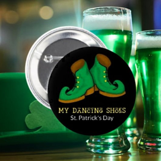 Mein Tanzschuh St. Patrick's Day Button